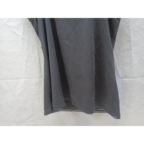 Rampage Black Empire Waist Halter Top Beaded Broach Pleated Bottom Womens Medium - Picture 9 of 14